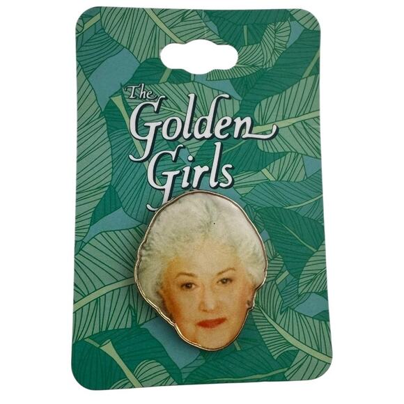 Golden Girls Dorothy Enamel Pin Metal Collectible Butterfly Clip Backing Fan - Picture 1 of 3